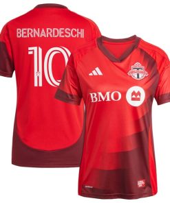 Federico Bernardeschi Toronto FC adidas Women's 2025 Club Kit Replica Player Jersey - Red