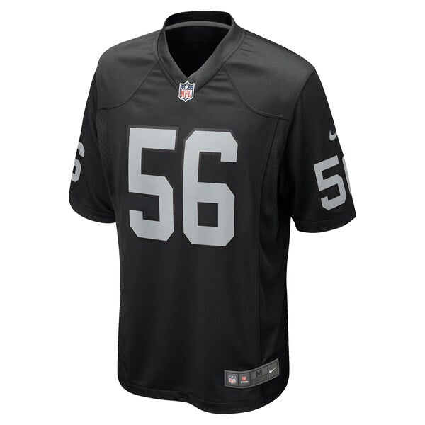 Amari Burney Las Vegas Raiders Nike Team Game Jersey - Black - Image 2