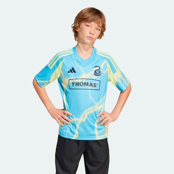 Philadelphia Union adidas Youth 2025 The Voltage Kit Replica Jersey - Blue - Image 3