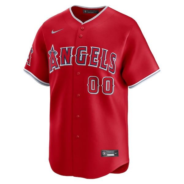 Los Angeles Angels Nike Alternate Limited Custom Jersey?ยจC Red - Image 2
