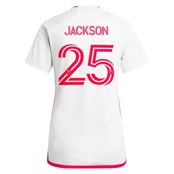 Aziel Jackson St. Louis City SC adidas Women's 2024 The Confluence Kit Replica Player Jersey - White - Image 3