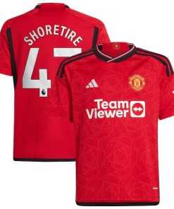 Shola Shoretire Manchester United adidas Youth Replica Player Jersey?¨C Red