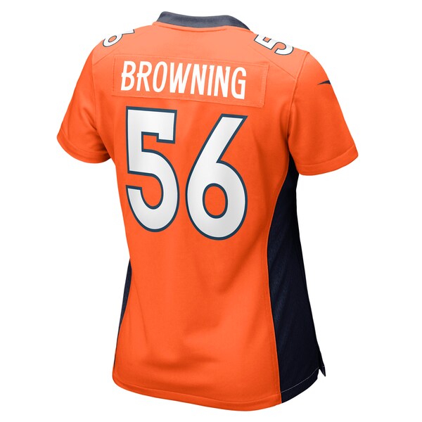 Baron Browning Denver Broncos Nike Women's Game Jersey - Orange - Image 3