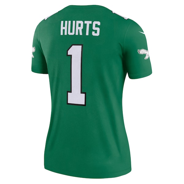 Jalen Hurts Philadelphia Eagles Nike Women's Alternate Legend Player Jersey - Kelly Green - Image 3