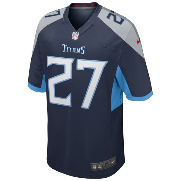 Eddie George Tennessee Titans Nike Game Retired Player Jersey - Navy/Light Blue - Image 3
