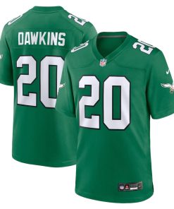 Brian Dawkins Philadelphia Eagles Nike Alternate Retired Player Game Jersey - Kelly Green