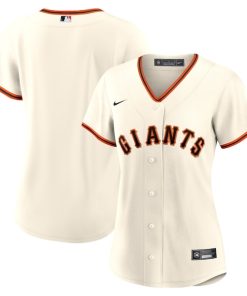 San Francisco Giants Nike Women's Home Blank Replica Jersey - Cream