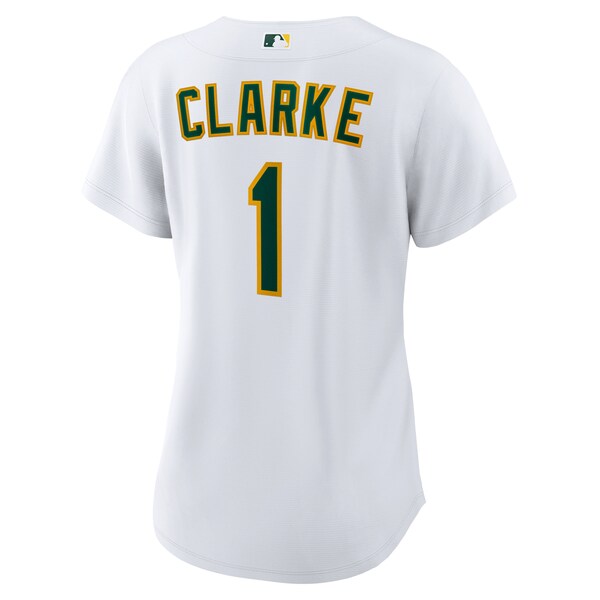 Denzel Clarke Athletics Nike Women's Home Replica Jersey - White - Image 3