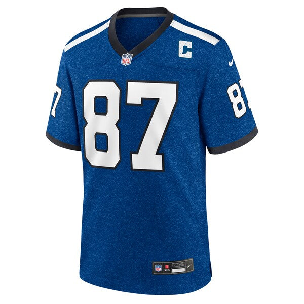 Reggie Wayne Indianapolis Colts Nike Indiana Nights Alternate Game Jersey - Royal/Royal - Image 3