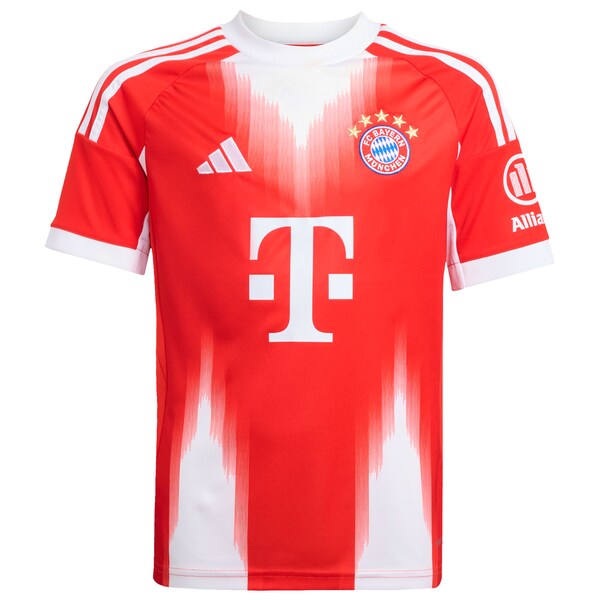 Harry Kane Bayern Munich adidas Youth 2025/26 Home Replica Jersey - Red - Image 2