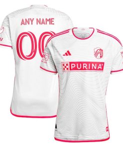 St. Louis City SC adidas 2024 The Confluence Kit Authentic Custom Jersey - White