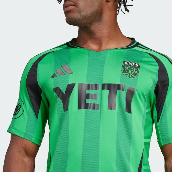 Austin FC adidas 2025 The Heartbeat Kit Authentic Jersey - Green - Image 5