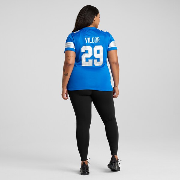 Kindle Vildor Detroit Lions Nike Women's Team Game Jersey - Blue - Image 7