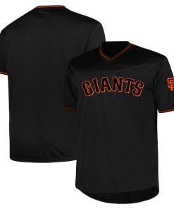 San Francisco Giants Profile Big & Tall Pop Fashion Jersey - Black