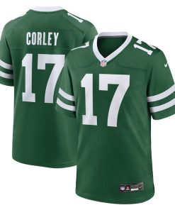 Malachi Corley New York Jets Nike Team Game Jersey - Legacy Green