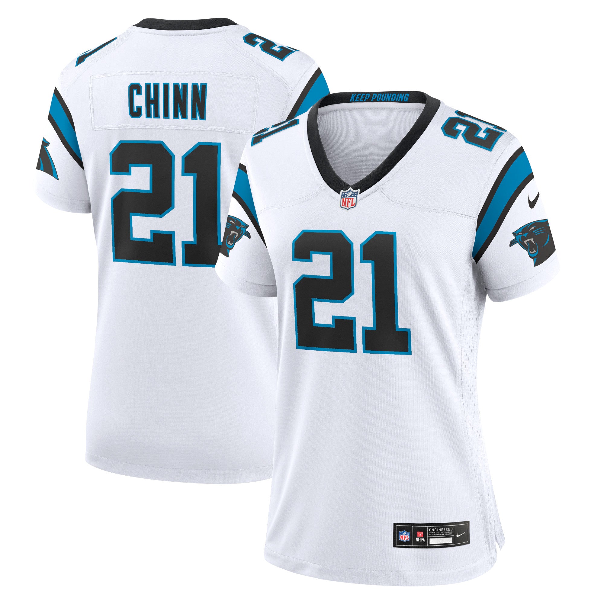 Jeremy Chinn Carolina Panthers Nike Women's Player Jersey - Blue/White - Image 6