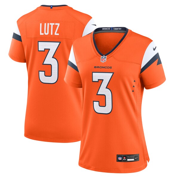 Wil Lutz Denver Broncos Nike Women's Team Game Jersey - Orange