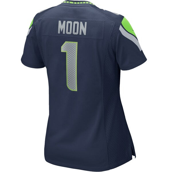 Warren Moon Seattle Seahawks Nike Women's Game Retired Player Jersey - College Navy/Royal - Image 5