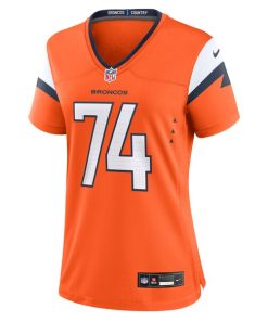 Alternative view of Ben Powers Denver Broncos Nike Women's Team Game Jersey -  Orange
