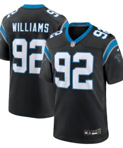 Raequan Williams Carolina Panthers Nike Team Game Jersey - Black