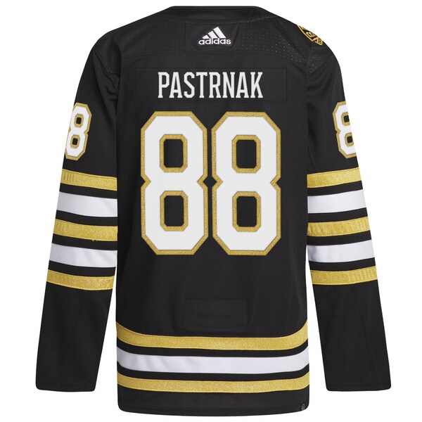 David Pastrnak Boston Bruins adidas Primegreen Authentic Player Jersey - Black/White - Image 4