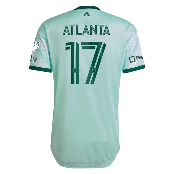 Atlanta United FC adidas 2024 The Forest Kit Authentic Player Jersey - Mint - Image 3
