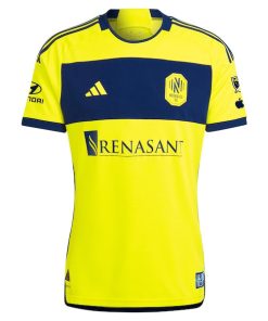 Alternative view of Walker Zimmerman Nashville SC adidas 2024 The 615 Kit Authentic Player Jersey - Yellow