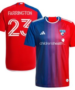 Logan Farrington FC Dallas adidas 2024 After Burner Replica Player Jersey - Navy