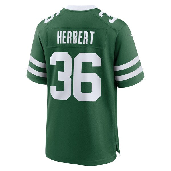 Khalil Herbert New York Jets Nike Team Game Jersey - Legacy Green - Image 3
