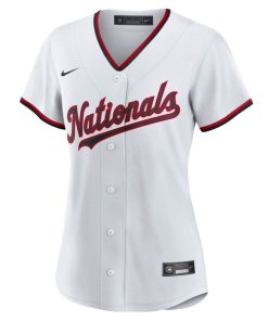 Alternative view of Patrick Corbin Washington Nationals Nike Women's Home Replica Jersey - White