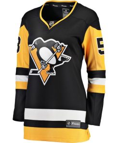 Alternative view of Kris Letang Pittsburgh Penguins  Women's Home Breakaway Player Jersey - Black