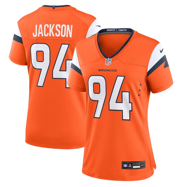 Jordan Jackson Denver Broncos Nike Women's Team Game Jersey - Orange - Image 2