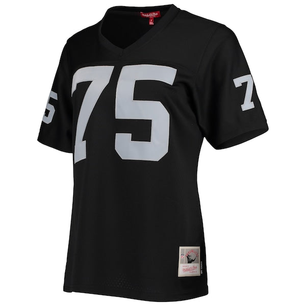 Howie Long Las Vegas Raiders Women's Legacy Replica Player Jersey - Black - Image 2