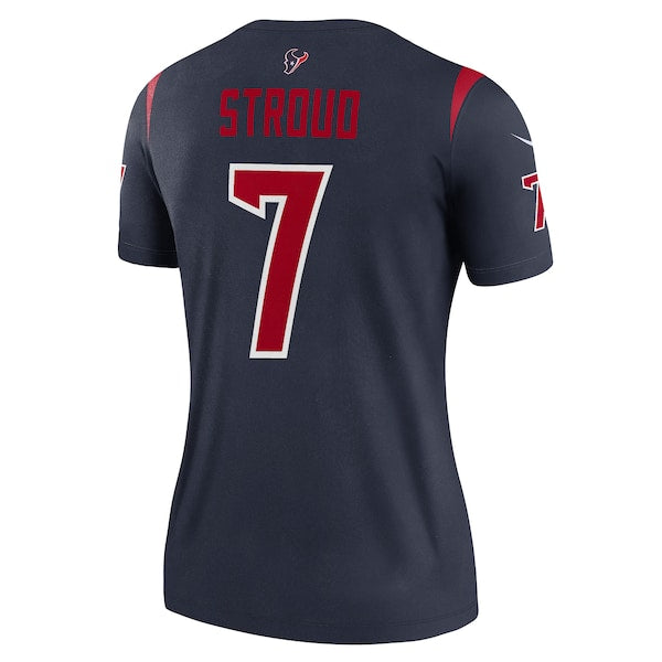 C.J. Stroud Houston Texans Nike Women's Legend Jersey - Navy/Red - Image 4