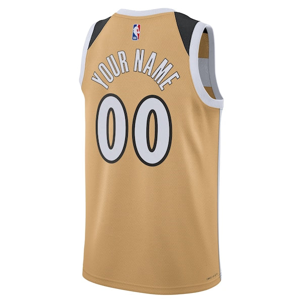 Washington Wizards Nike Unisex 2025/26 City Edition Swingman Custom Jersey - Gold - Image 3
