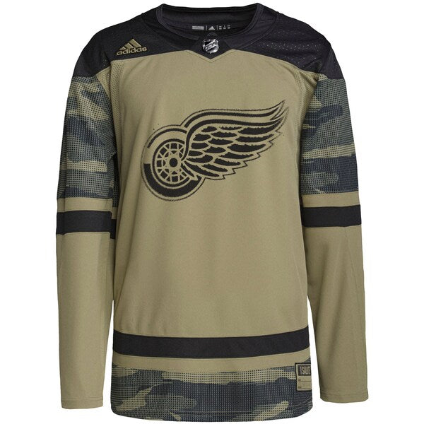 Detroit Red Wings adidas Military Appreciation Team Authentic Practice Jersey - Camo - Image 2