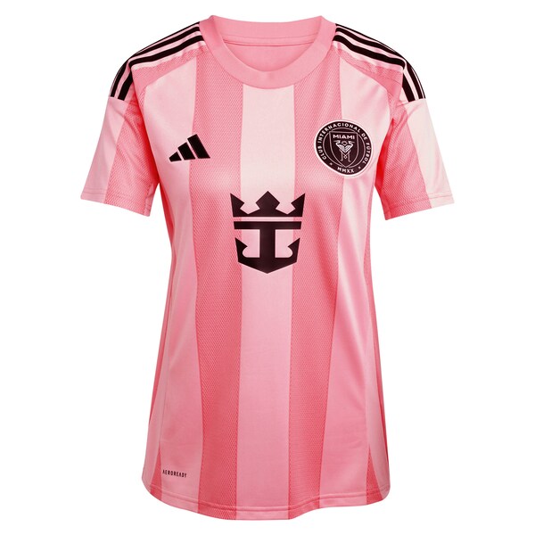 Jordi Alba Inter Miami CF adidas Women's 2025 Euforia Replica Player Jersey - Light Pink - Image 2