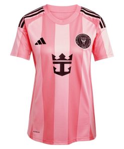 Alternative view of Sergio Busquets Inter Miami CF adidas Women's 2025 Euforia Replica Player Jersey - Light Pink