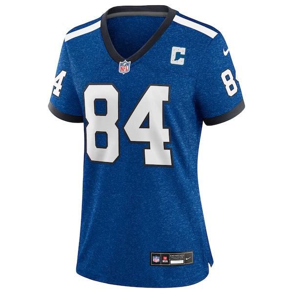Tyler Warren Indianapolis Colts Nike Women's Alternate 2 Indiana Nights Game Jersey - Heather Royal - Image 2