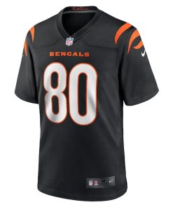 Alternative view of Andrei Iosivas Cincinnati Bengals Nike Team Game Jersey -  Black