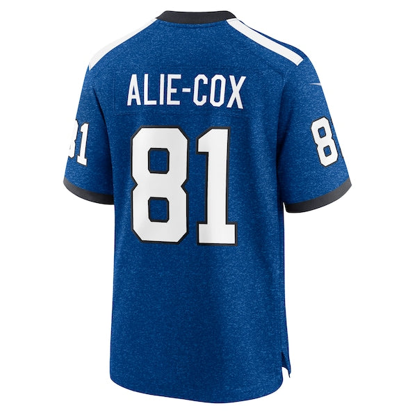 Mo Alie Cox Indianapolis Colts Nike Indiana Nights Alternate Game Jersey - Royal - Image 3