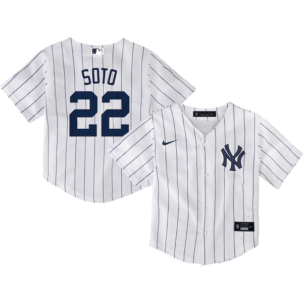 Juan Soto New York Yankees Nike Toddler Home Replica Player Jersey?ยจC White