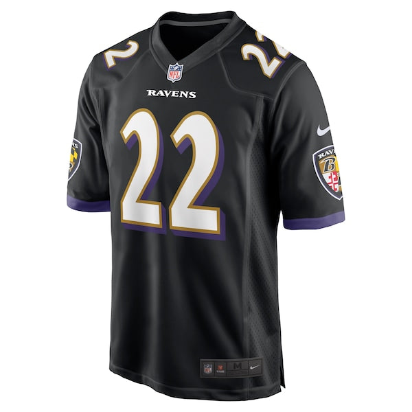 Derrick Henry Baltimore Ravens Nike Alternate Game Jersey - Black/Purple - Image 3