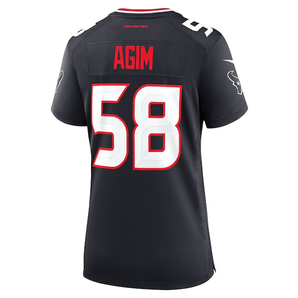 McTelvin Agim Houston Texans Nike Women's Team Game Jersey - Navy - Image 3
