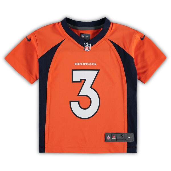 Russell Wilson Denver Broncos Nike Preschool Game Jersey - Orange - Image 2