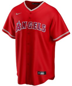 Alternative view of Los Angeles Angels Nike Youth Alternate Replica Team Jersey - Red