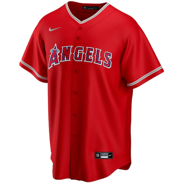 Los Angeles Angels Nike Youth Alternate Replica Team Jersey - Red - Image 2