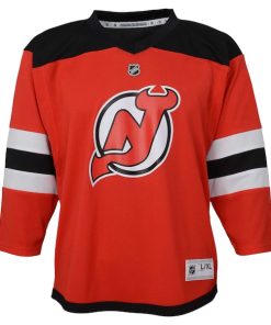 Alternative view of New Jersey Devils Youth Replica Custom Jersey - Red