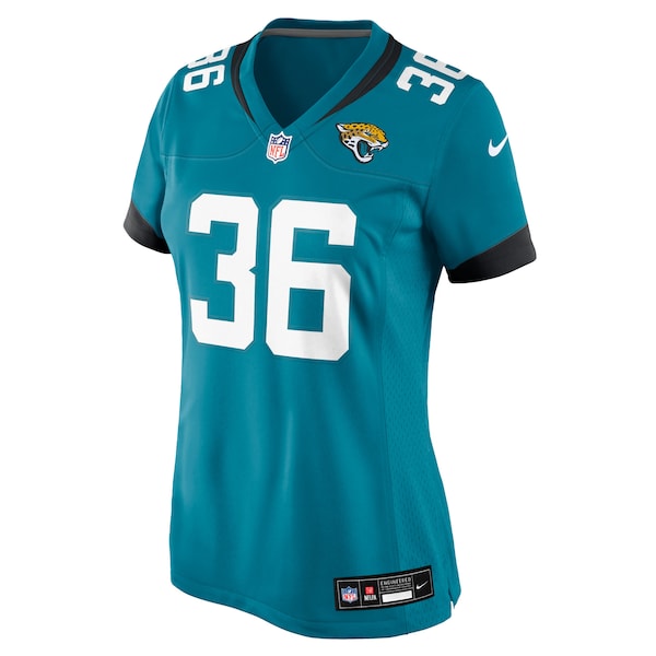 Jake Funk Jacksonville Jaguars Nike Women's Team Game Jersey - Teal - Image 4