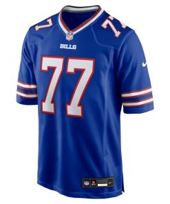 Alternative view of Chase Lundt Buffalo Bills Nike Team Game Jersey -  Royal